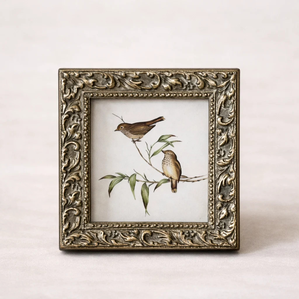 Antique Inspired Carved Square Photo Frame | By Luxe B Co. | luxe bCO