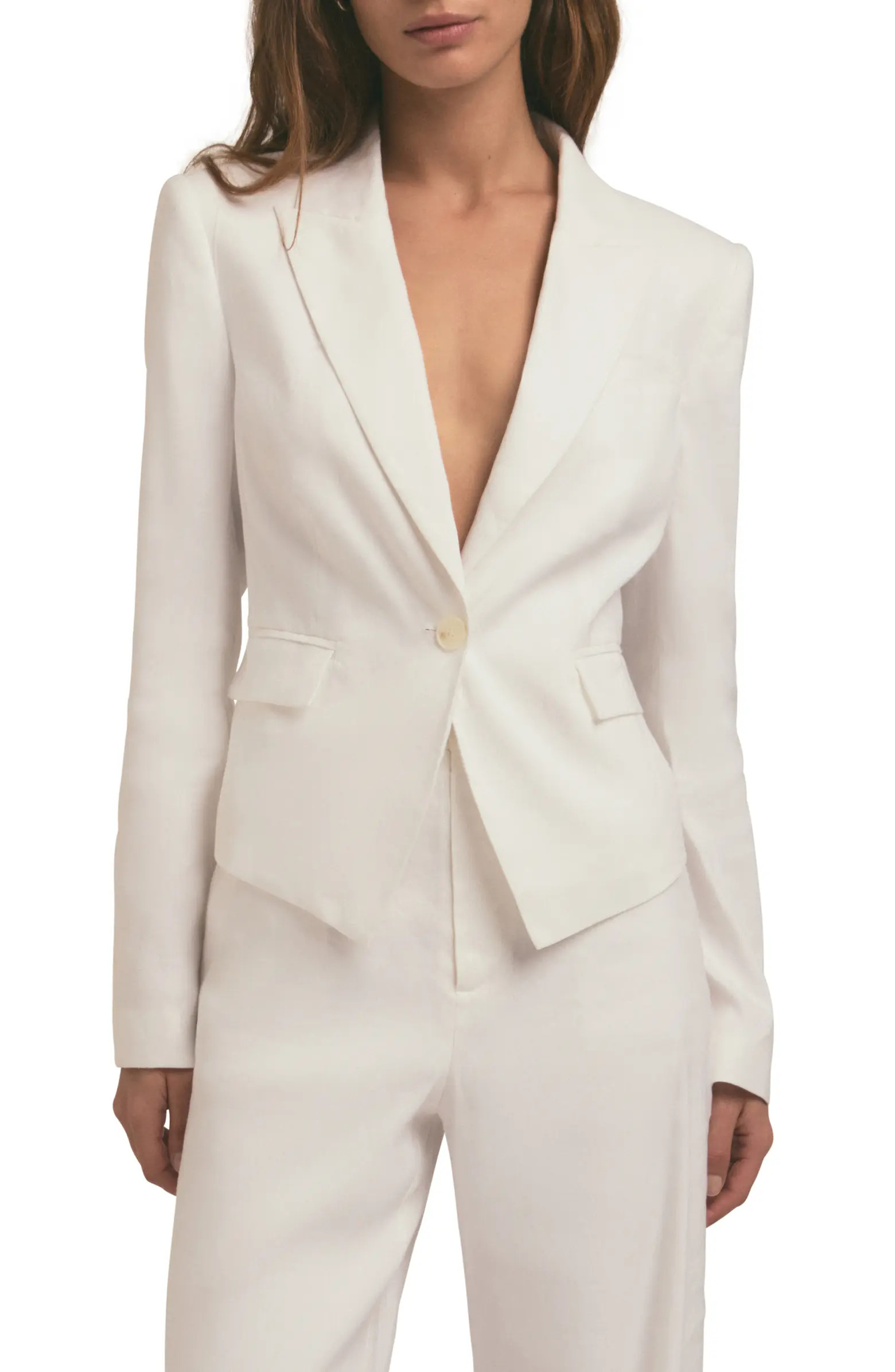 Favorite Daughter Th Short Favorite Linen Blend Blazer | Nordstrom | Nordstrom