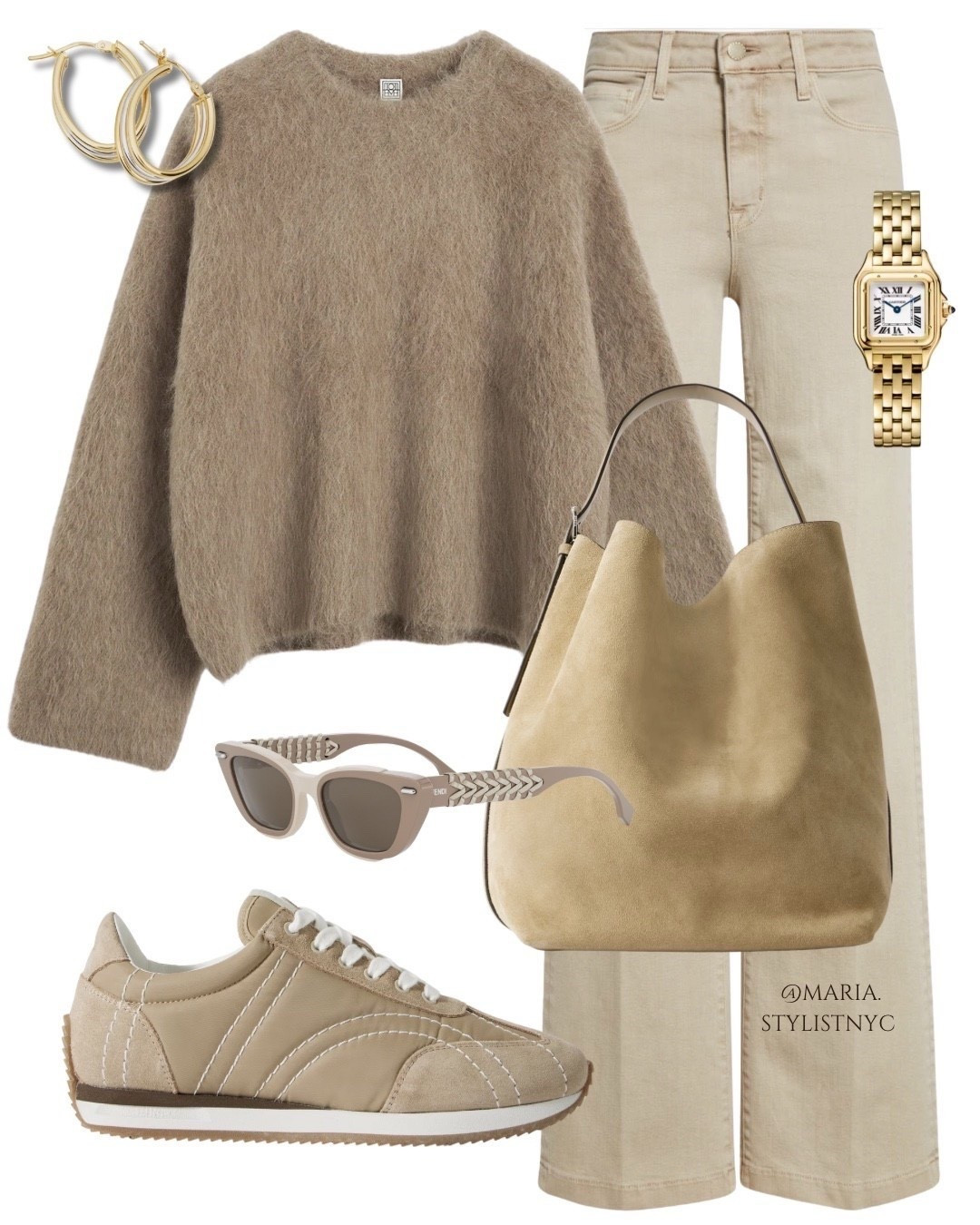 Brushed finish sweater, beige jeans, suede tote & sneakers 👟 outfit 🥰

#LTKItBag #LTKStyleTip #LTKShoeCrush