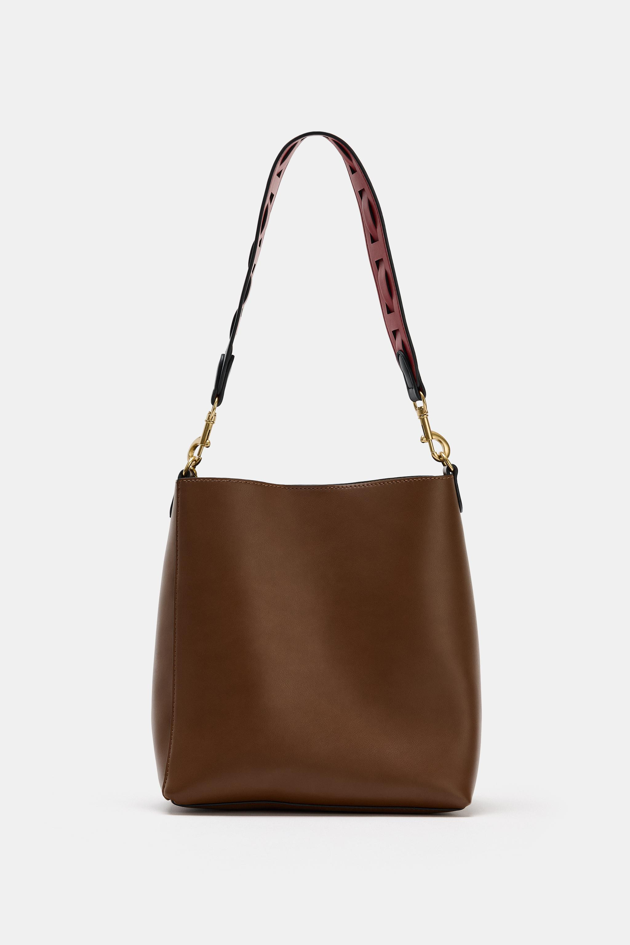 BUCKET BAG WITH HANDLE DETAIL | Zara US