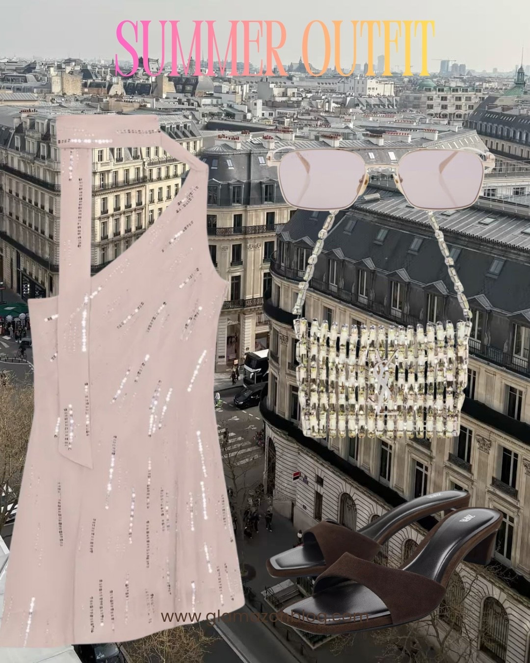 Suede mules, Zara dress, ysl bag, Gucci sunglasses, sequin dress, summer dress, holiday dress, holiday outfit 

#LTKsummer #LTKspring #LTKuk