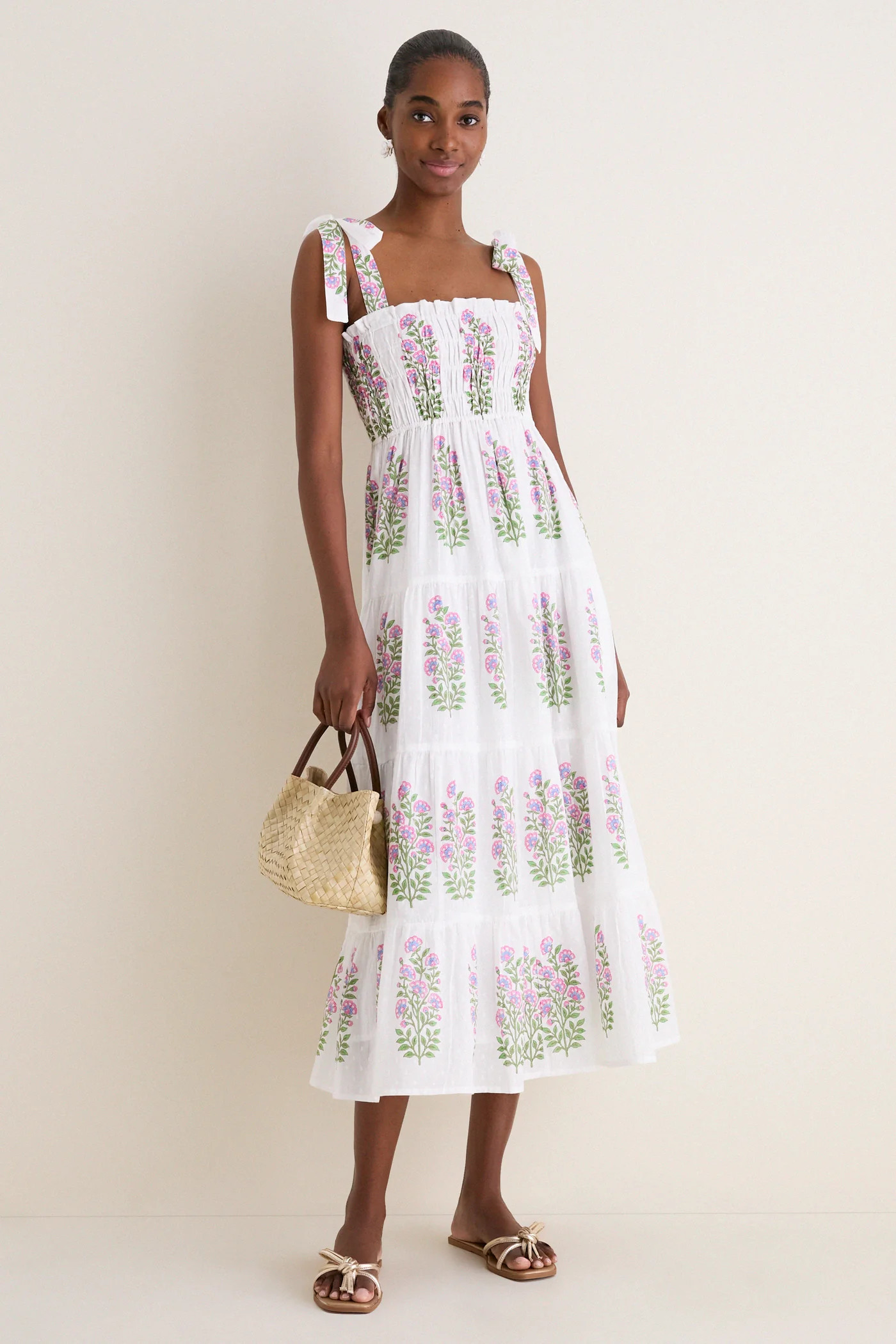 Schiffly Folk Buta Martina Dress | Tuckernuck (US)