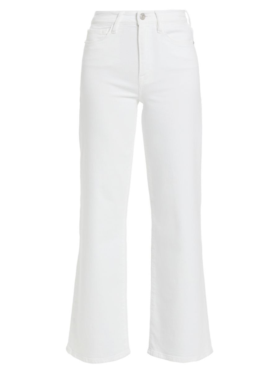 Le Slim Palazzo Mid-Rise Stretch Flare Jeans | Saks Fifth Avenue