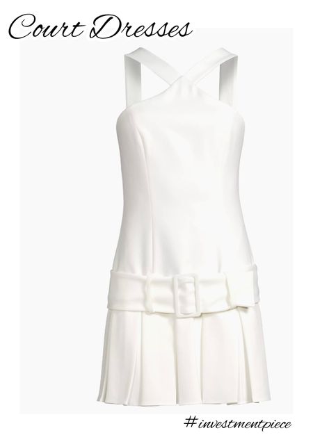 I’m so in love with this vintage coded, tennis like dress from #blackhalo (it would look great with sandals or heels for so many summer events! But you could get the same look with a tennis dress (yes I wear mine with sandals and heels!) linking this dress and some of my fave tennis pieces! #investmentpiece 

#LTKSeasonal #LTKActive #LTKStyleTip