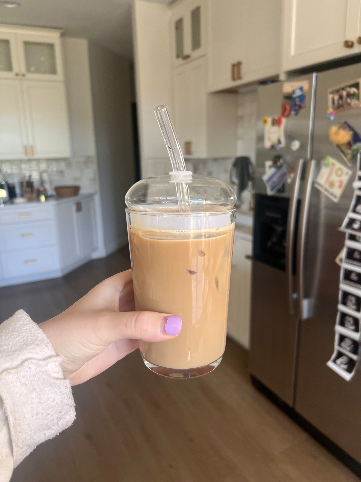 the cutest glass to go coffee cup! 

#LTKHome #LTKFindsUnder50