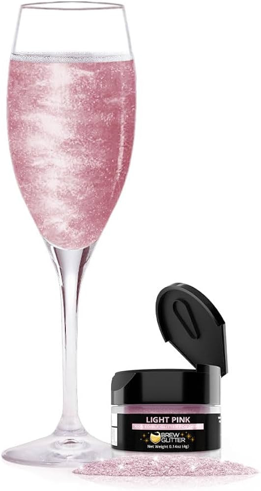 Amazon.com: Brew Glitter – Pink (4g 1x Shaker Jar) | Genuine Edible Drink Glitter Created for C... | Amazon (US)