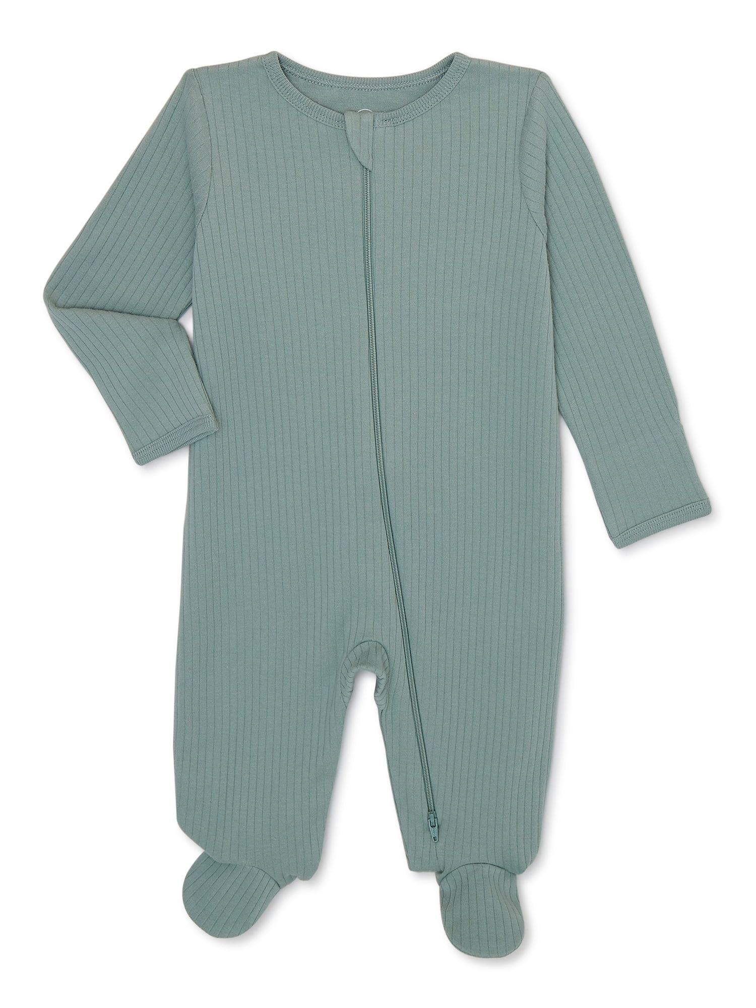 Wonder Nation Baby Boy or Girl Solid Textured Sleep N Play, Sizes 0/3 Months-6/9 Months | Walmart (US)