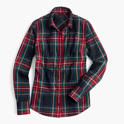 Perfect shirt in Stewart plaid | J.Crew US