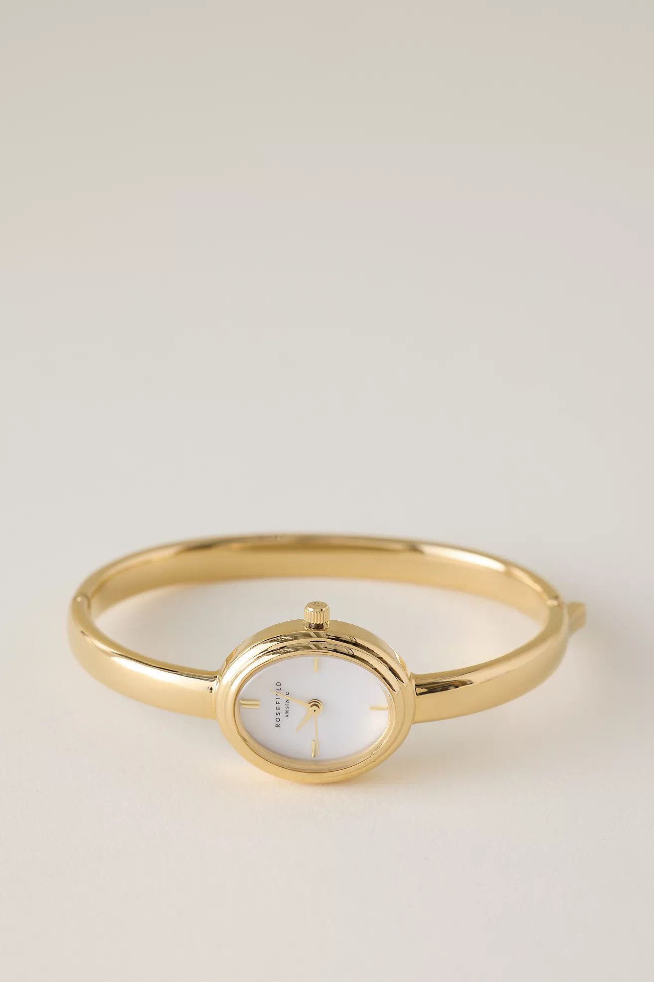 Rosefield Watches Gold-Plated Studio Bangle Watch | Anthropologie (UK)