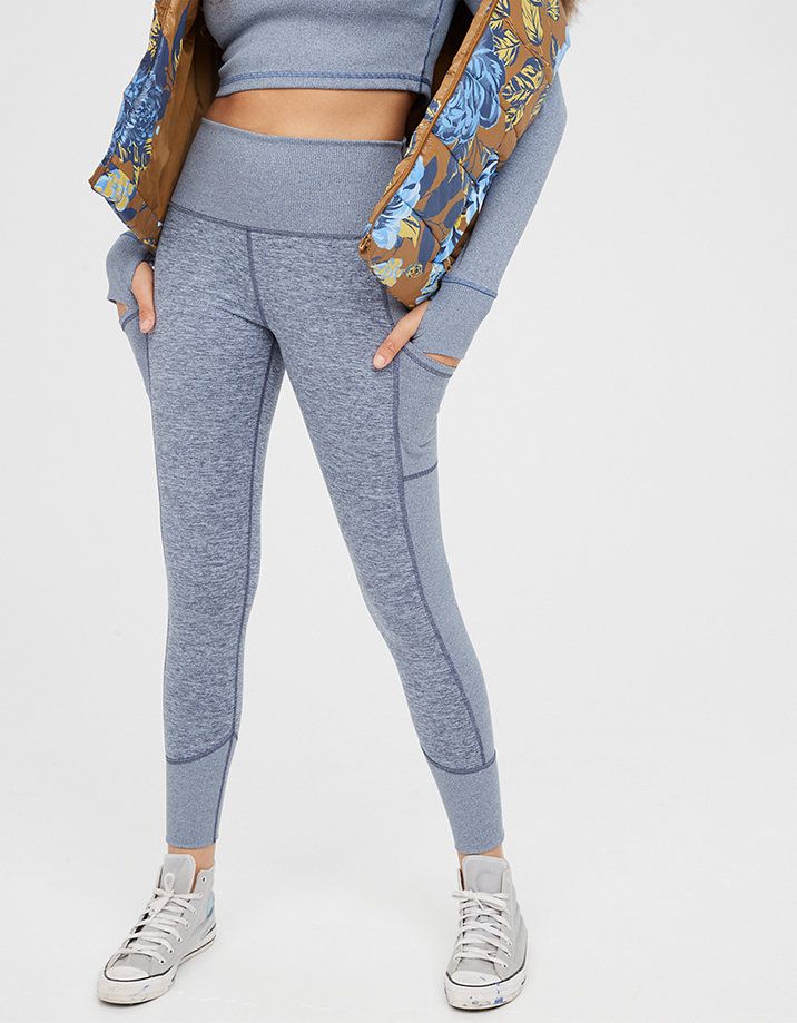 OFFLINE The Hugger Ribbed Pocket Legging | American Eagle Outfitters (US & CA)