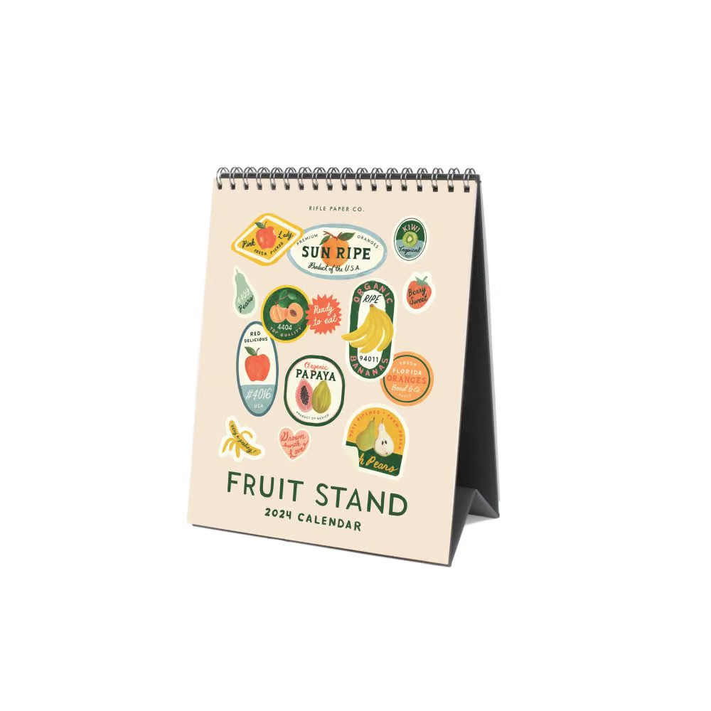 Fruit Stand Desk 2024 Easel Calendar | Calendars.com 