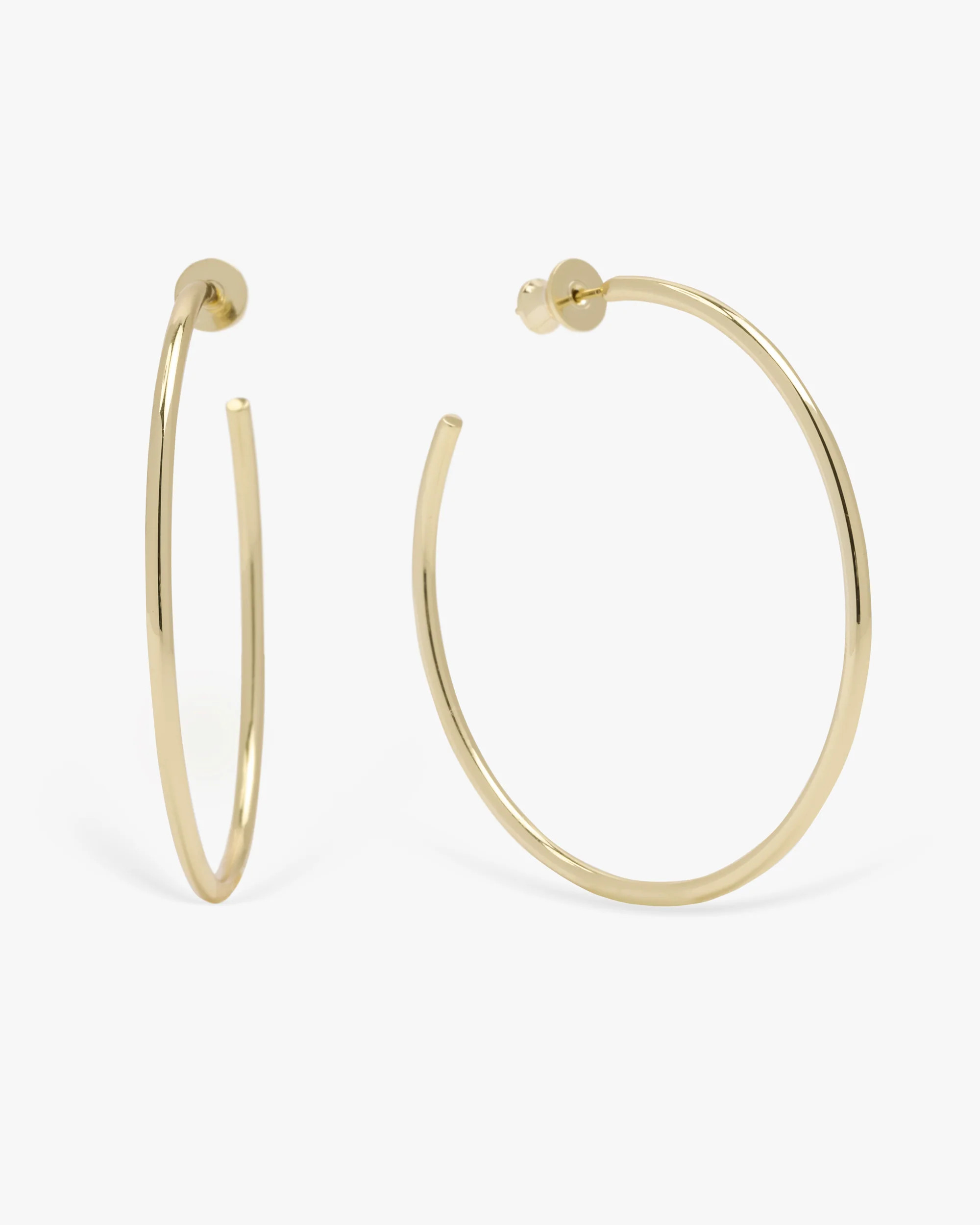 Not Your Average Mom Hoops 2"" - Gold | Melinda Maria Jewelry