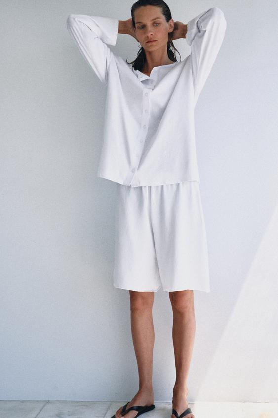 BUTTON T-SHIRT | Zara UK