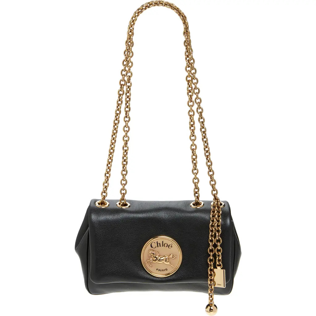 Chloé Heritage Leather Shoulder Bag in Black at Nordstrom | Nordstrom