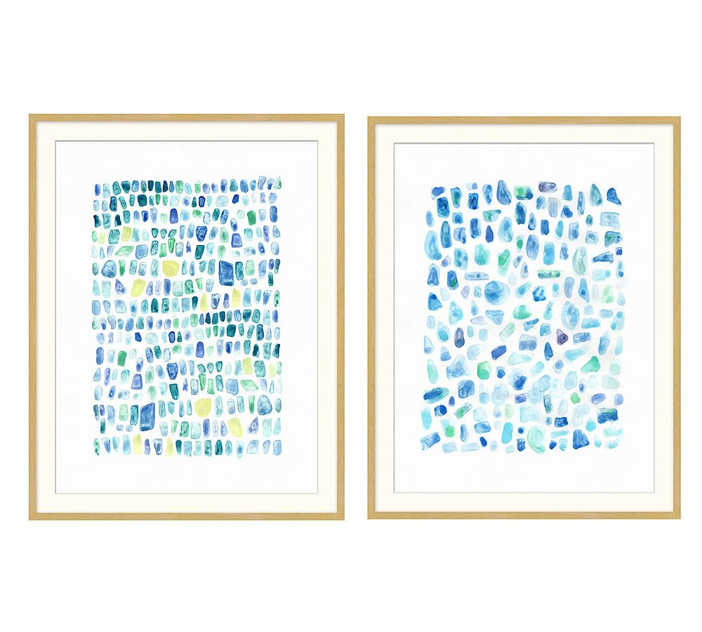Seaglass Framed Prints | Pottery Barn (US)