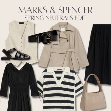  Neutral spring pieces for the perfect everyday spring outfits from marks and Spencer #springoutfit #springwardrobe #springstyle #transitionalstyle #trenchcoat #trenchcoatweather #waistcoat 

#LTKFind #LTKSeasonal #LTKeurope