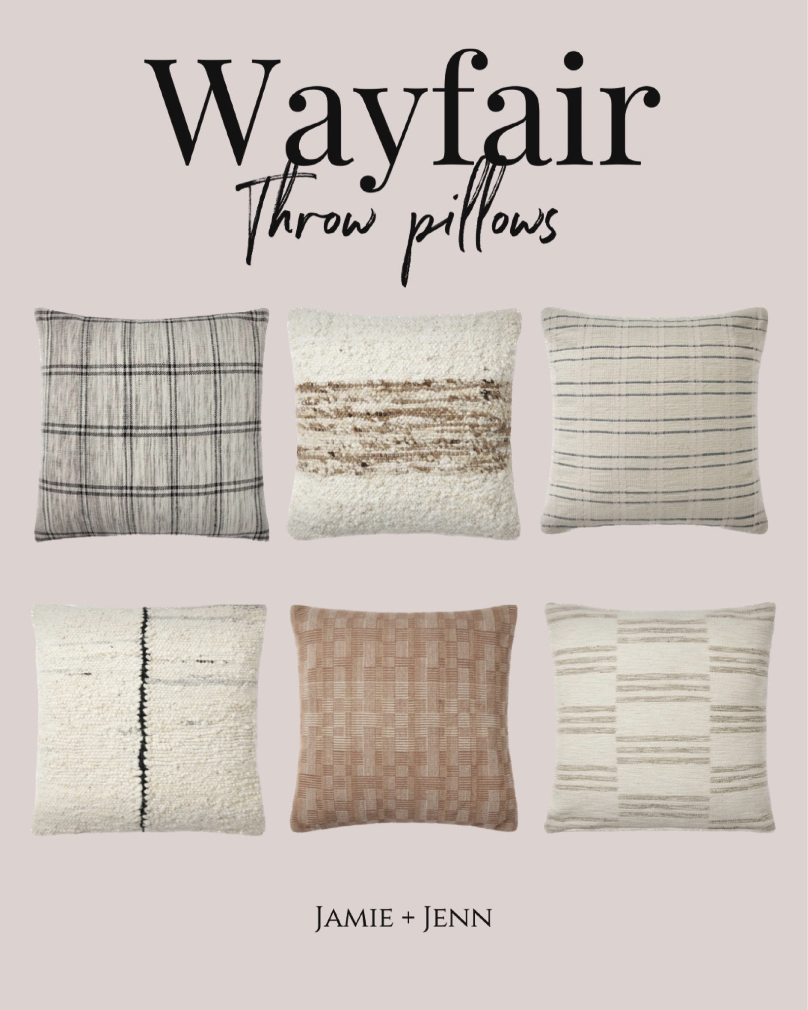 We are loving these Wayfair throw pillows! The cover is removable and the pillow insert is included ❤️

#throwpillows #home #decor #styling 

#LTKFind #LTKfamily #LTKhome