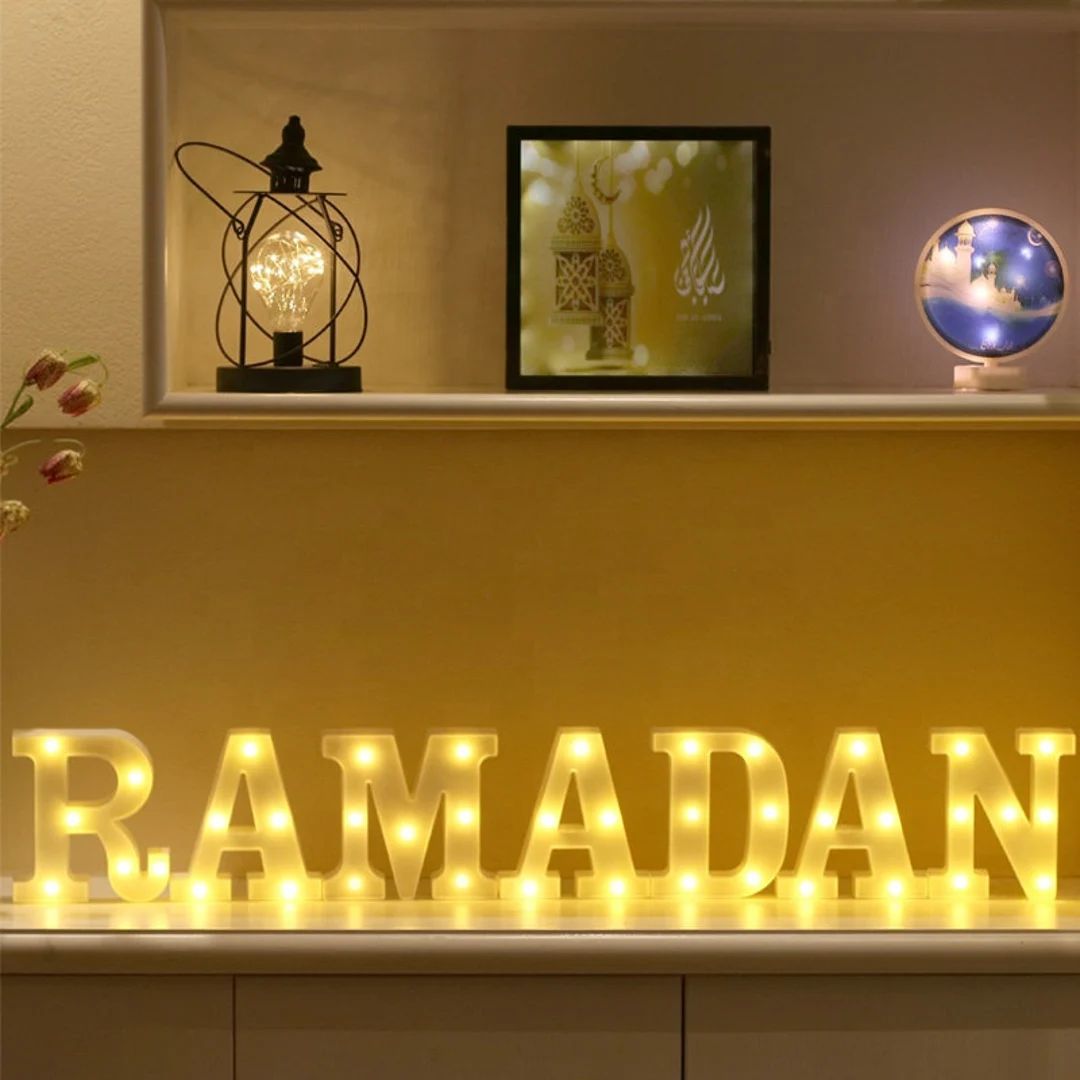 Ramadan letters LED lights | Etsy (UK)