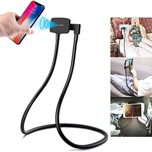 B-Land Magnetic Phone Holder, Gooseneck Bed Cell Phone Holders Universal Mobile Phone Stand Flexi... | Amazon (US)