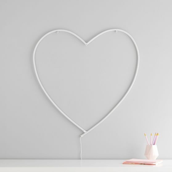 Heart Wall Light | Pottery Barn Teen