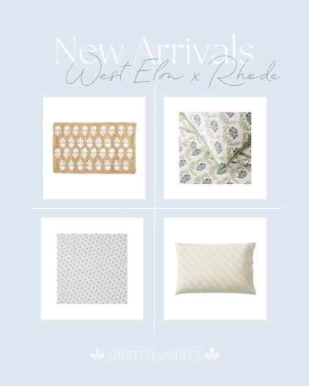 Obsessed with these new arrivals from the West Elm x Rhode collection! 

Blockprint, blue and white, Grandmillennial, blue and green, bedding refresh, wallpaper, coastal grand millennial

#LTKStyleTip #LTKHome