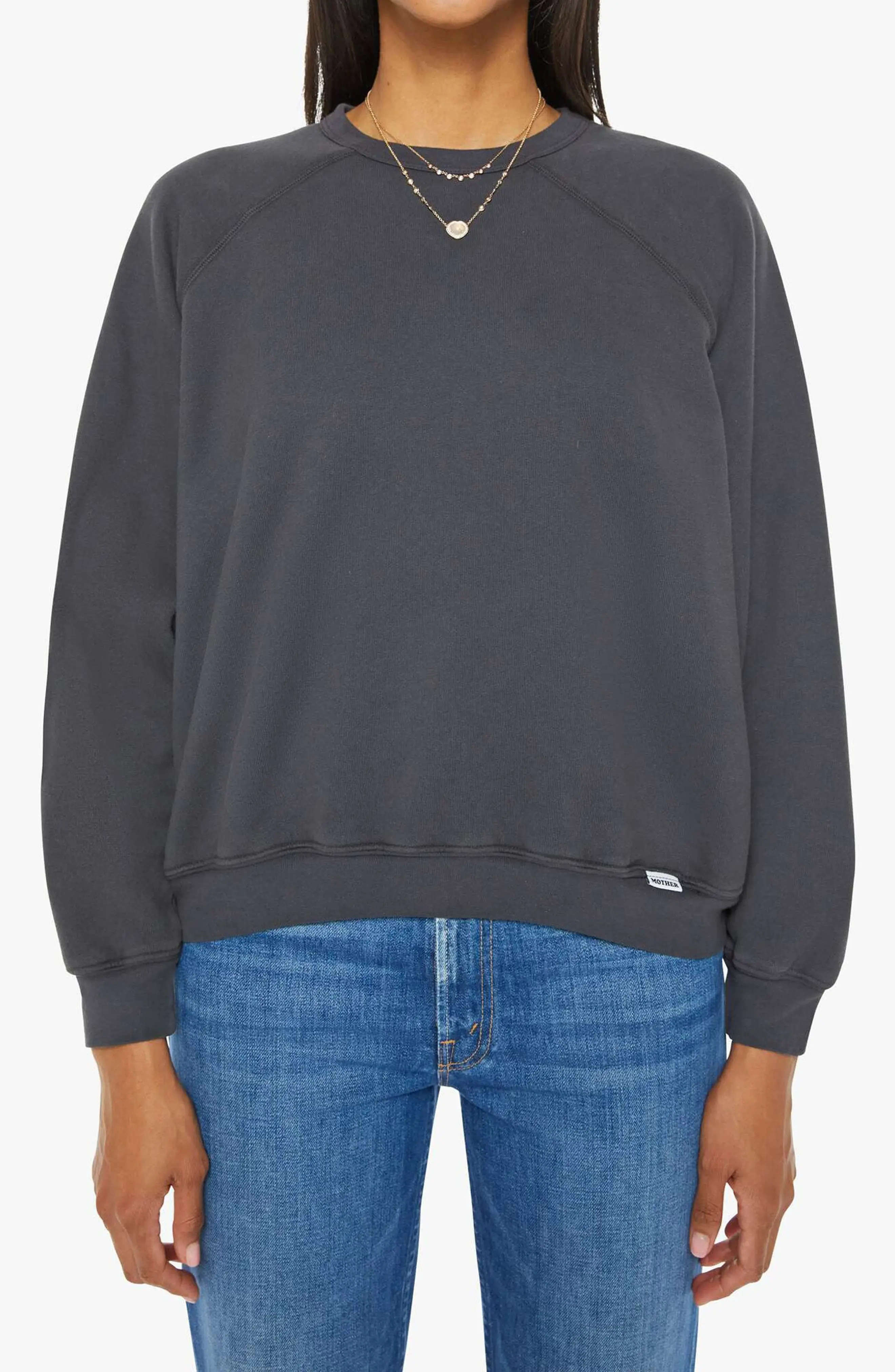 MOTHER The Biggie Concert Cotton Graphic Sweatshirt (Women) | Nordstrom | Nordstrom