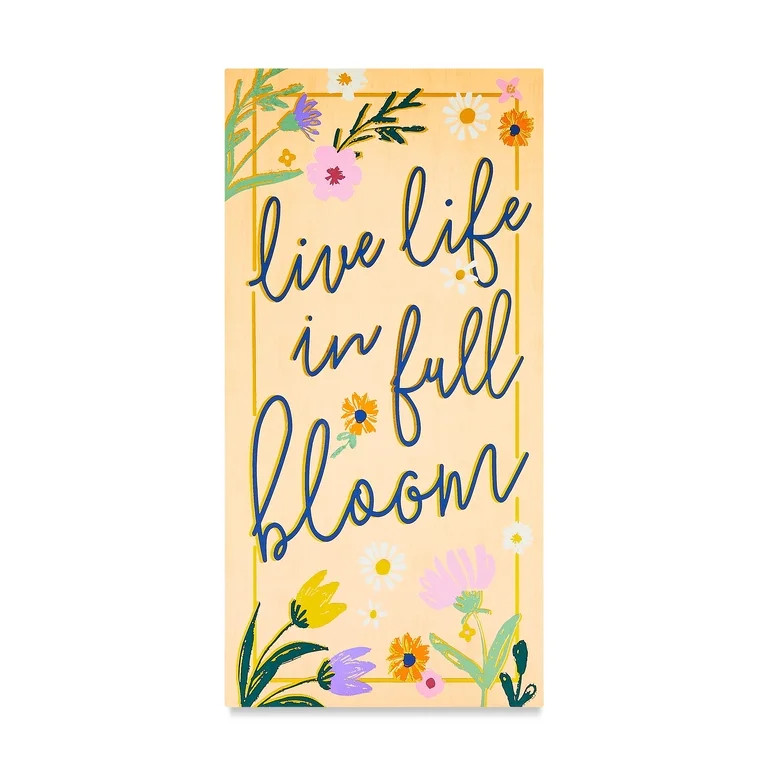 Easter Shadowbox Live Life Sign, 10 in x 5 in, by Way To Celebrate - Walmart.com | Walmart (US)