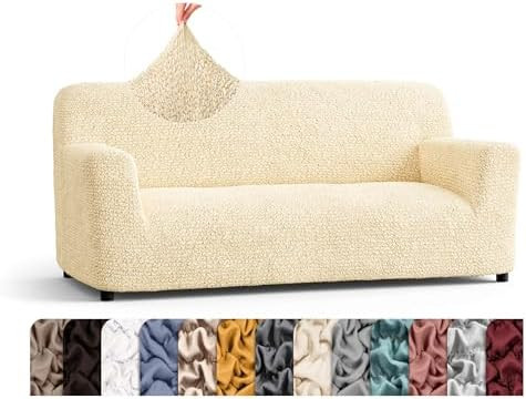 PAULATO BY GA.I.CO. Sofa Slipcover - Stretch Couch Cover - Stylish Cushion Sofa Cover - Soft Poly... | Amazon (US)