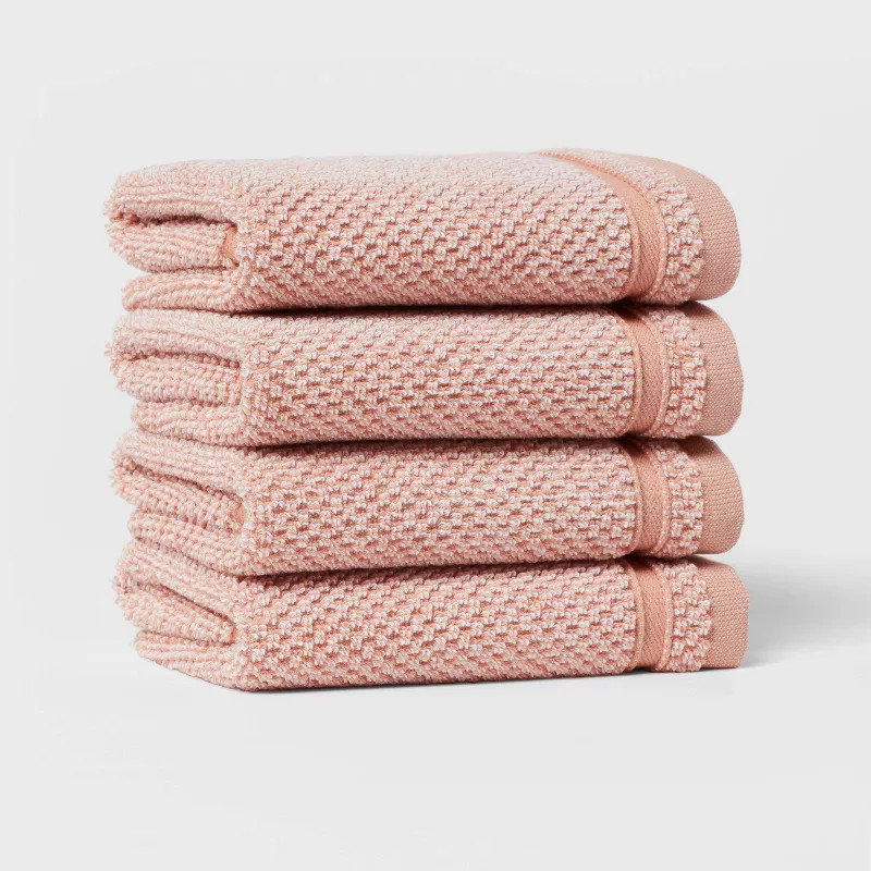 4pk Performance Texture Washcloth Set - Threshold™ | Target
