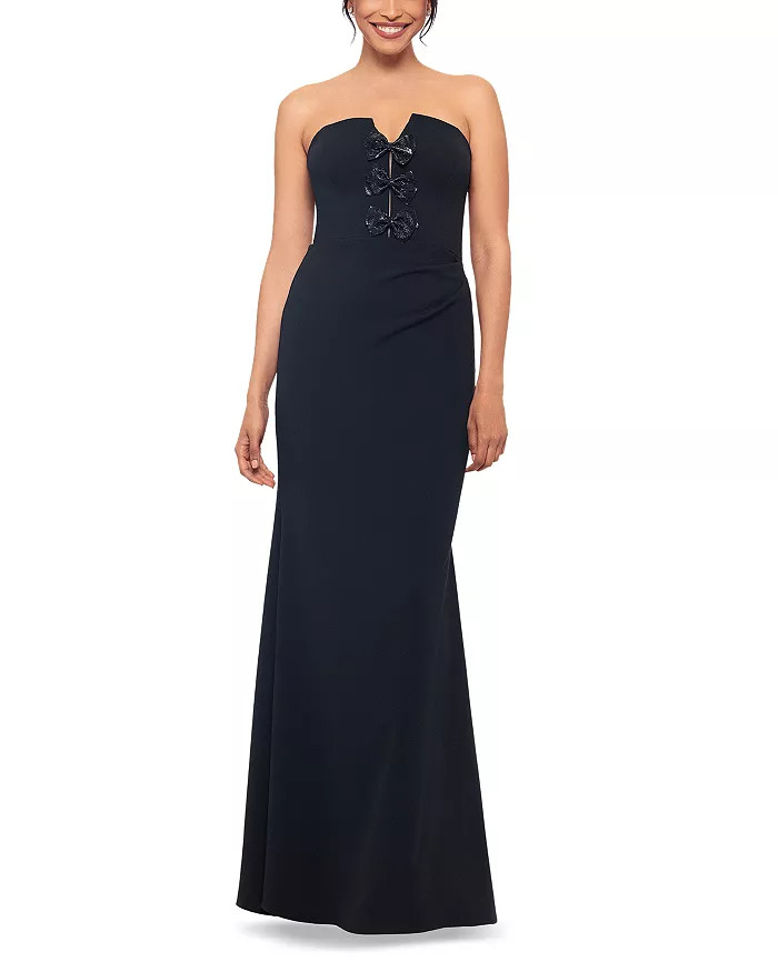 AQUA Crystal Bow Gown - Exclusive Back to results -  Women - Bloomingdale's | Bloomingdale's (US)