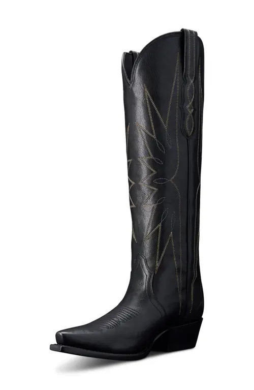 Tecovas The Loretta Western Boot in Midnight at Nordstrom, Size 6.5 | Nordstrom