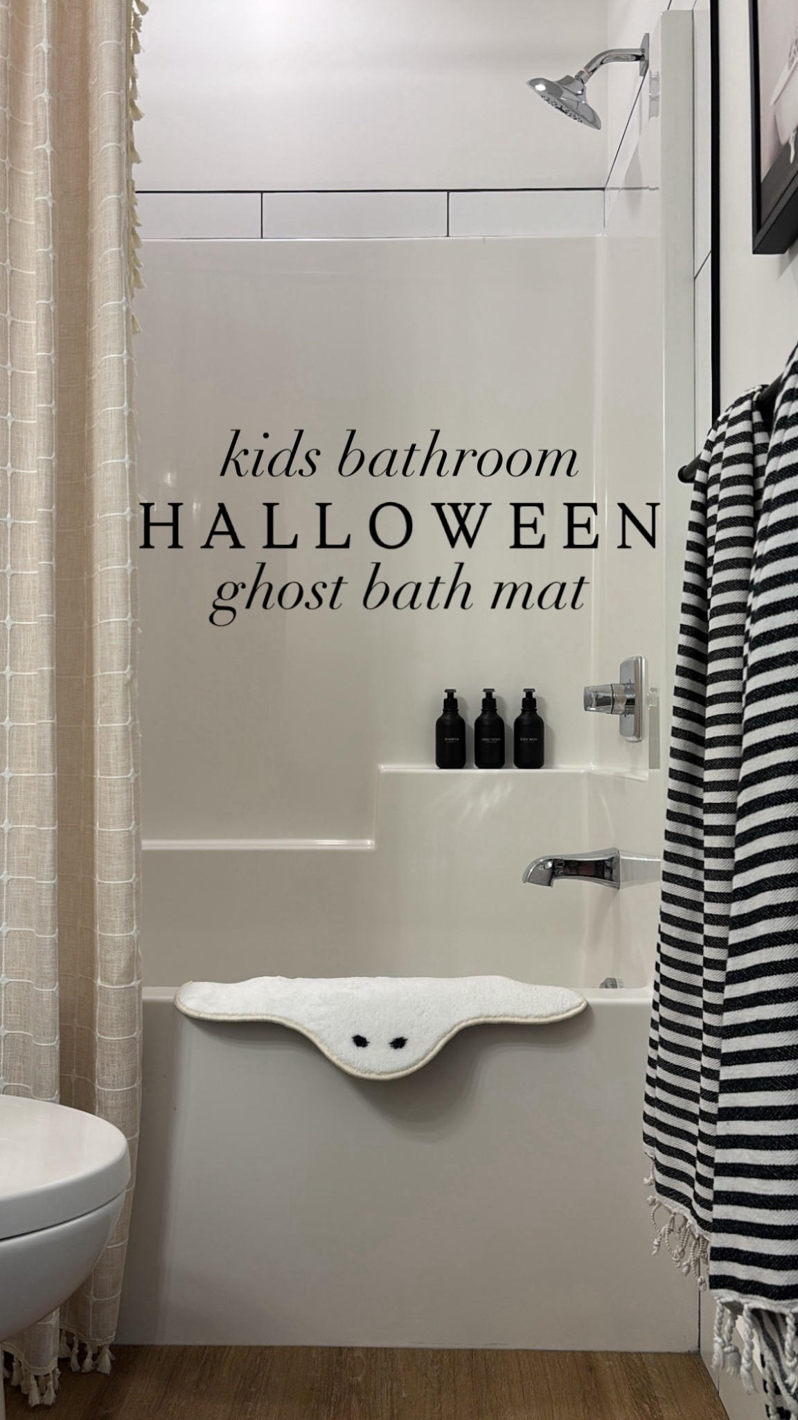 K I D S / this little ghost bath mat 🖤 The perfect spooky cute addition to the kid’s bathroom this season 👻🛁🤌🏻

Walmart Canada | Amazon Canada | Shower Curtain | Turkish Towels | Shower Dispensers 

#LTKkids #LTKcanada #LTKcasa