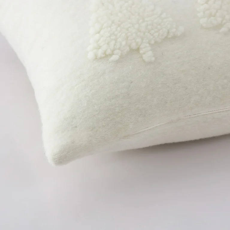 Mainstays, Tree Oblong Decorative Throw Pillow, Ivory, 14" x 20", Oblong, 1 Pack | Walmart (US)