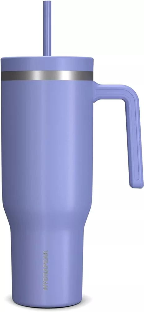 Hydrapeak Voyager 40oz Tumbler With Handle And Straw Mauve : Target