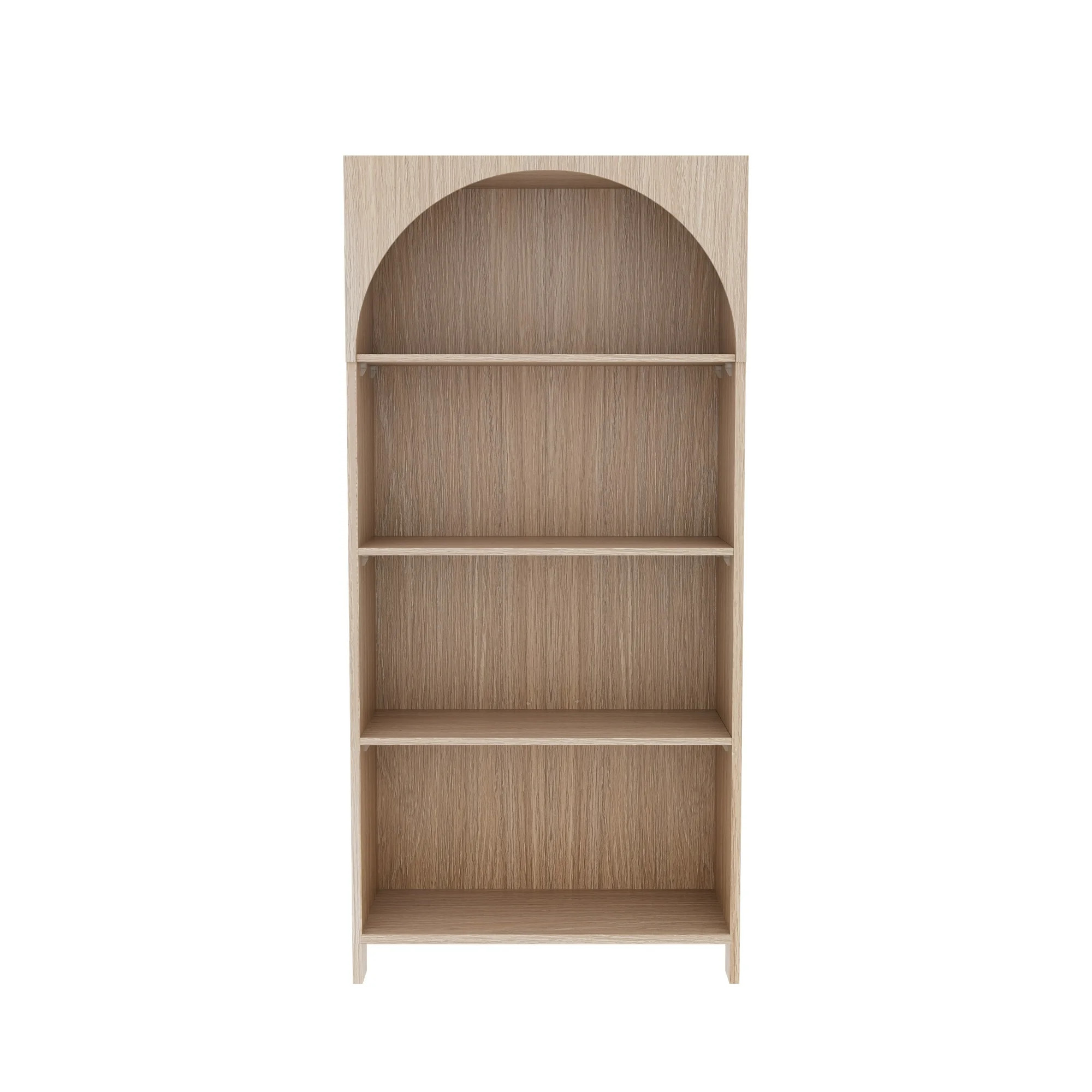 House of Happy Arched Bookshelf, Natural | Walmart (US)
