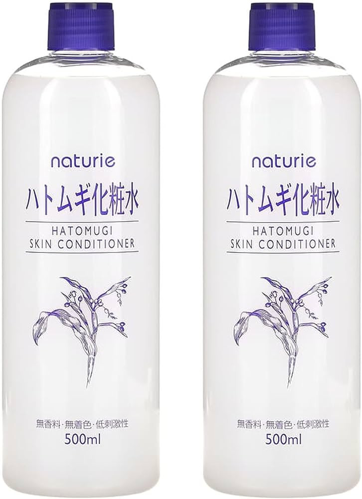 Naturie Adlay (Hatomugi) Skin Conditioner Lotion Toner 500ml Coix Seed Extract 2pack Bundle | Amazon (US)