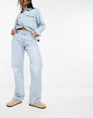 Levi's 501 '90s straight jean in light blue wash | ASOS (Global)