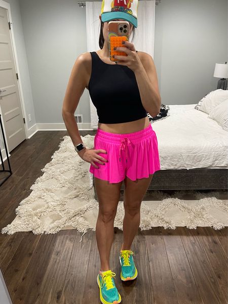 Entering my running girl era. These shorts feel like you’re wearing nothing. I want every color. #ootd #workoutoutfit #runnergirl
