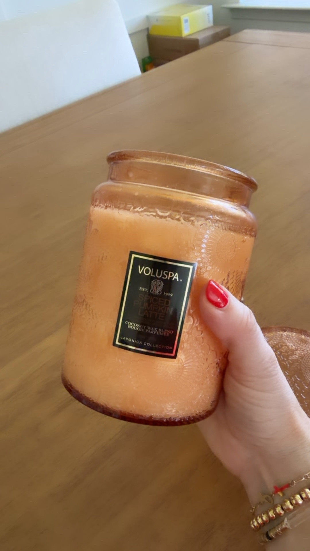 I believe in burning fall candles year round + this Voluspa - Spiced Pumpkin Latte - smells fabulous 

Fall 
Fall candles year round

#LTKSeasonal #LTKHome #LTKselfcare
