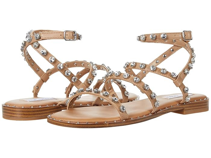 Steve Madden Travel-R Sandal (Tan) Women's Shoes | Zappos