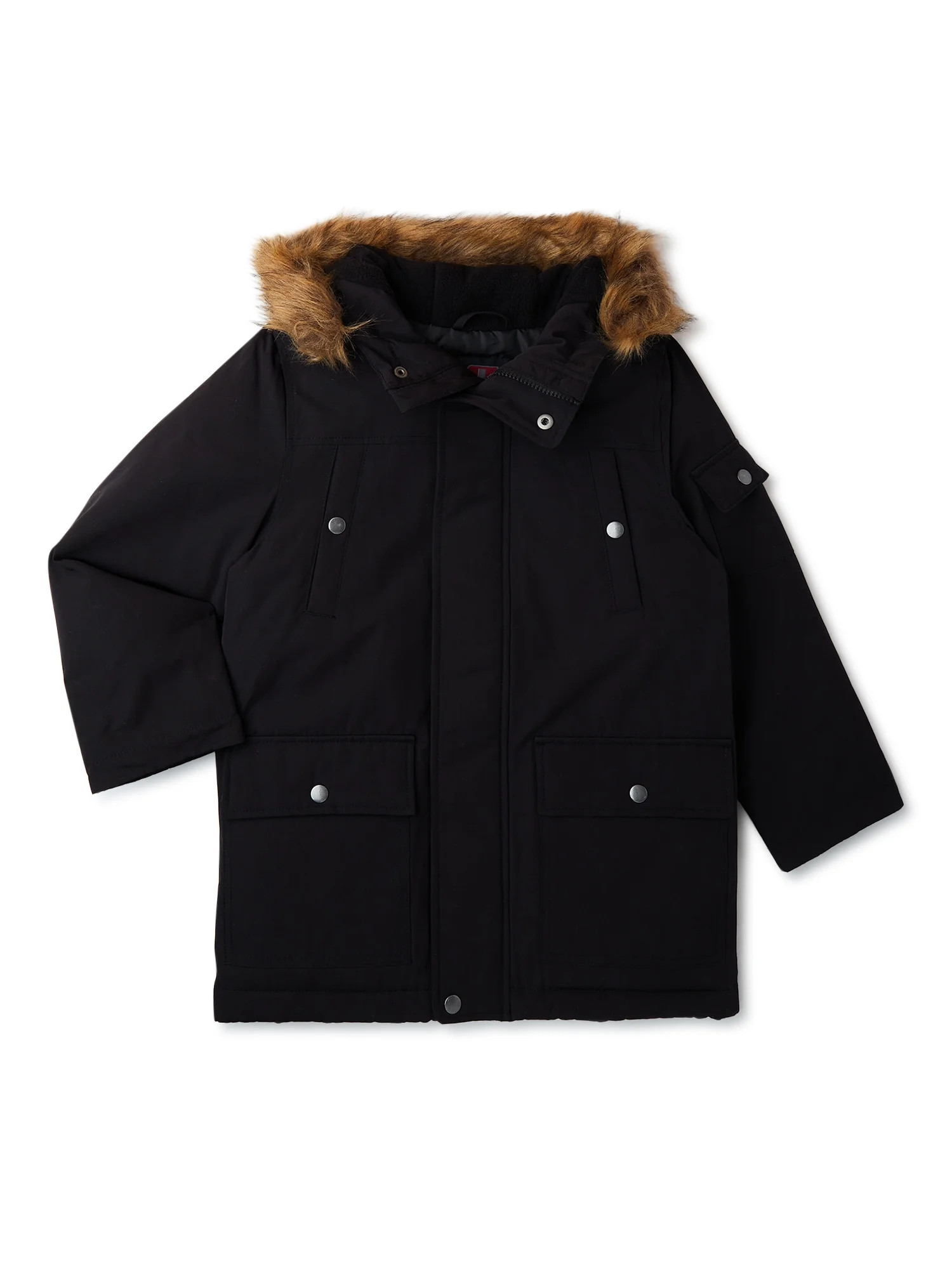 Swiss Tech Boys Winter Parka Jacket, Sizes 4-18 & Husky - Walmart.com | Walmart (US)