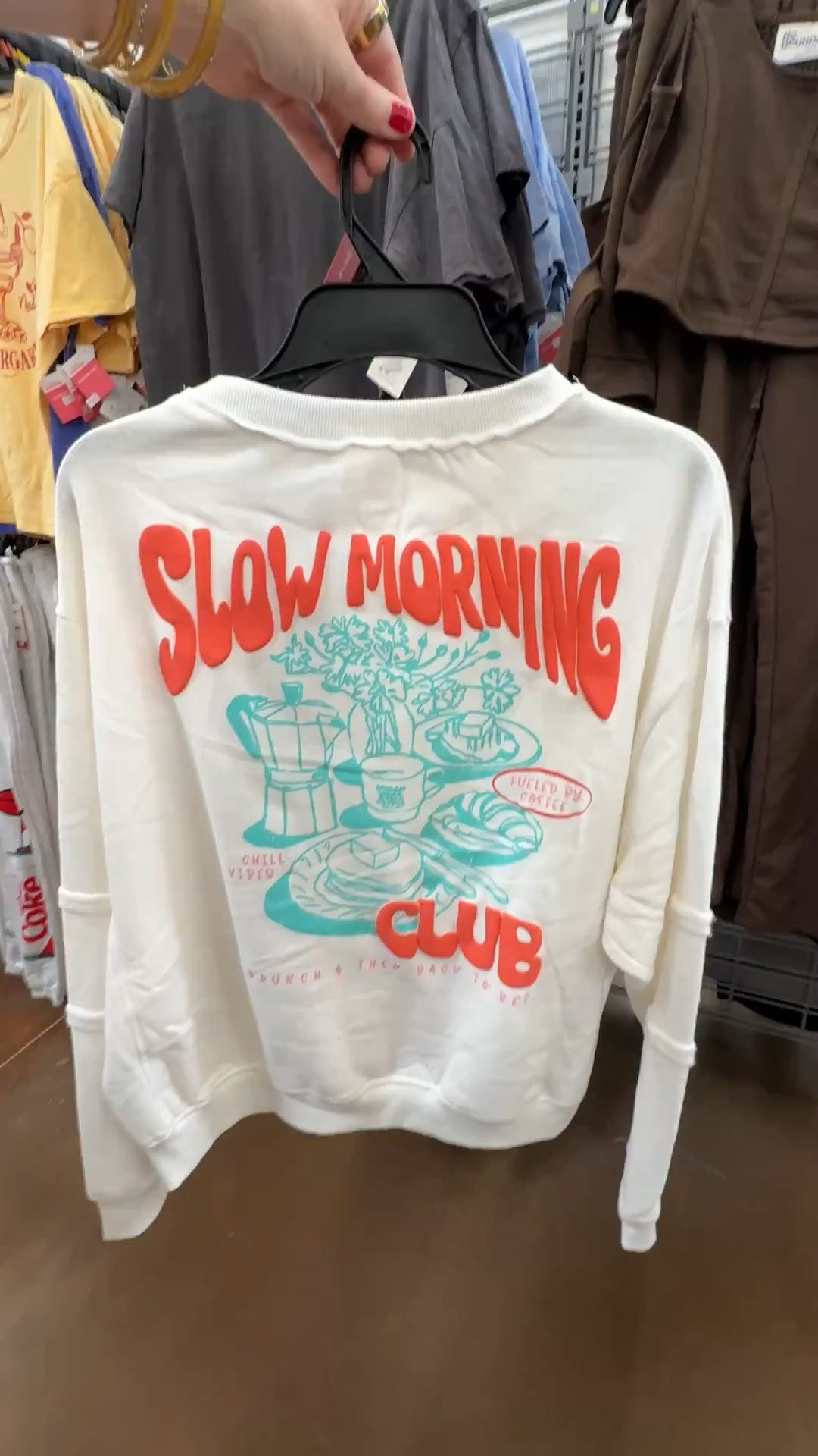 Walmart graphic sweatshirt 

#LTKootd