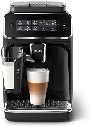 PHILIPS 3200 Series Fully Automatic Espresso Machine w/ LatteGo, Black, EP3241/54 | Amazon (US)