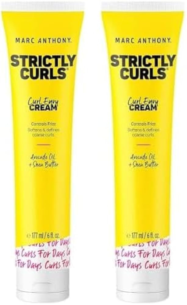 Marc Anthony Curl Envy Cream, Strictly Curls - Curl Defining Cream Softens Coarse Curls, Adds Bou... | Amazon (US)