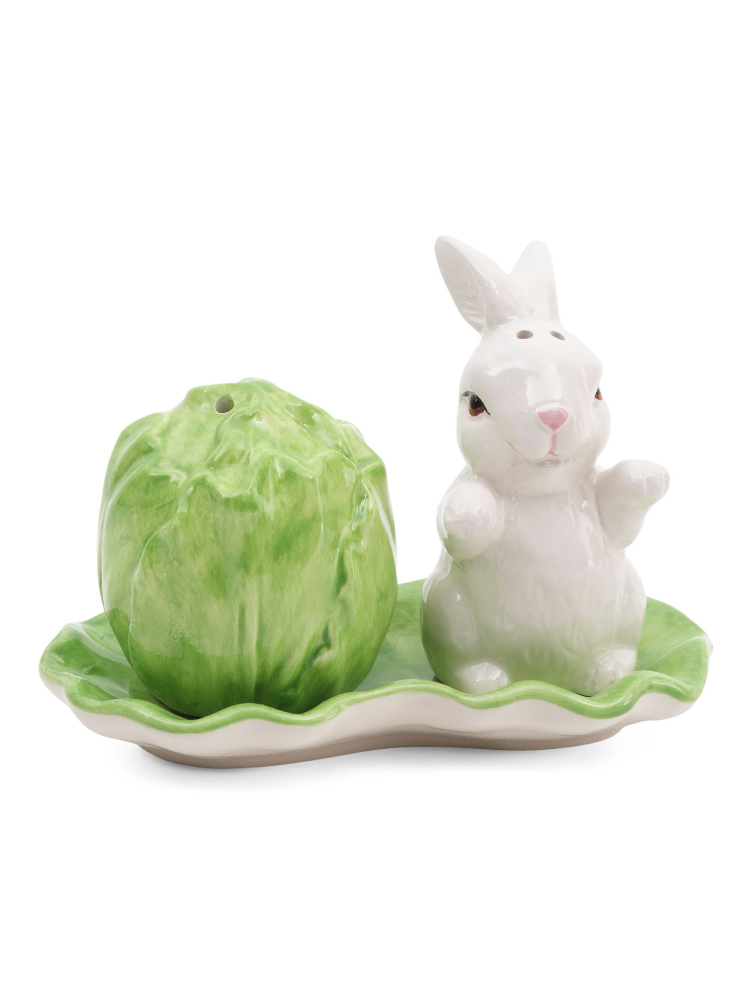 New Cabbage Bunny Salt Pepper Set | TJ Maxx