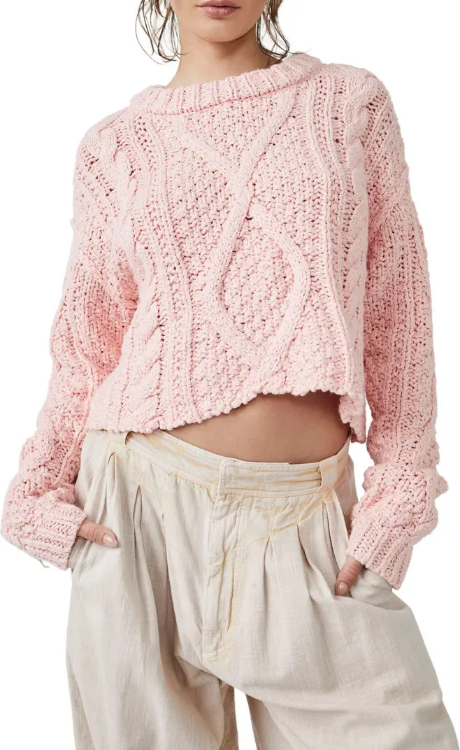 Cutting Edge Cotton Cable Sweater | Nordstrom