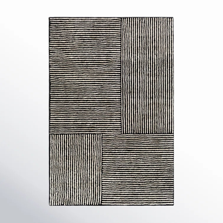Balos Performance Viscose Striped Rug | Wayfair North America