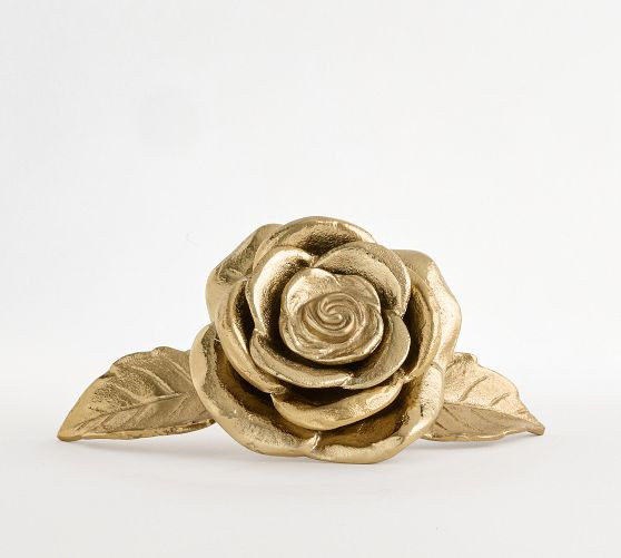 LoveShackFancy Brass Rose Object | Pottery Barn (US)