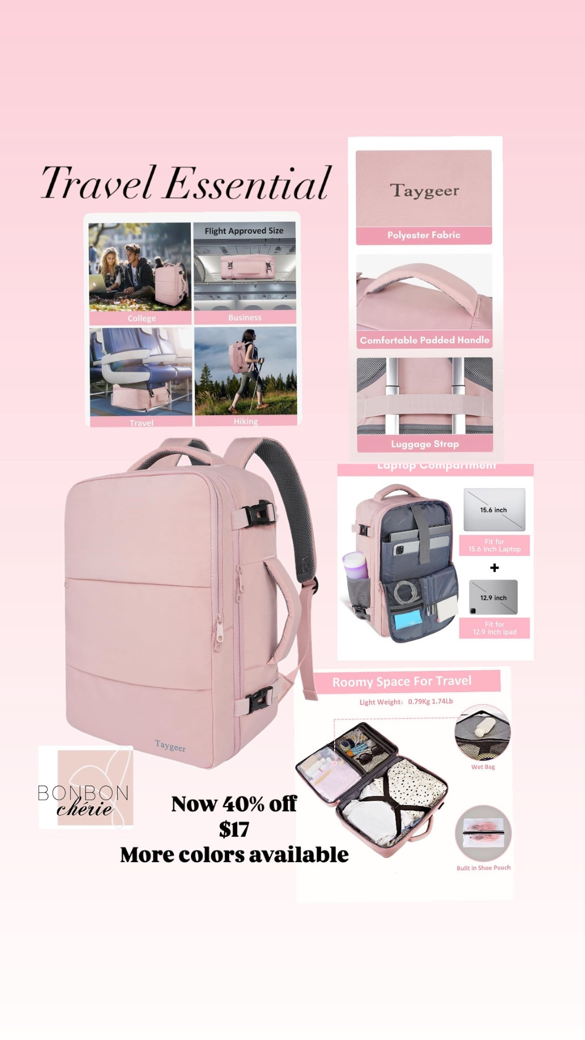 Travel backpack suitcase with usb charging pot , backpacking, backpacking, vacation, air plane approved, laptop backpack, 


#LTKSaleAlert #LTKTravel #LTKFindsUnder50