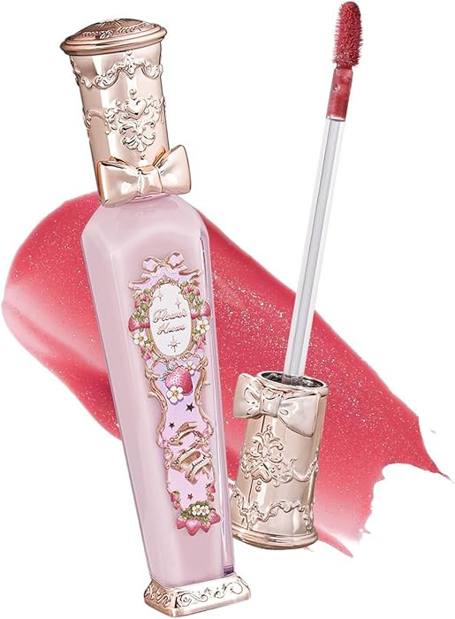 Flower Knows Violet Strawberry Rococo Glowy Lip Gloss,Moisturizing Shimmery Hot Pink Plumping Lip... | Amazon (US)